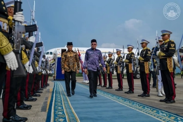 PM Malaysia Anwar Ibrahim Temui Prabowo di Istana, Bahas Konflik Timur Tengah