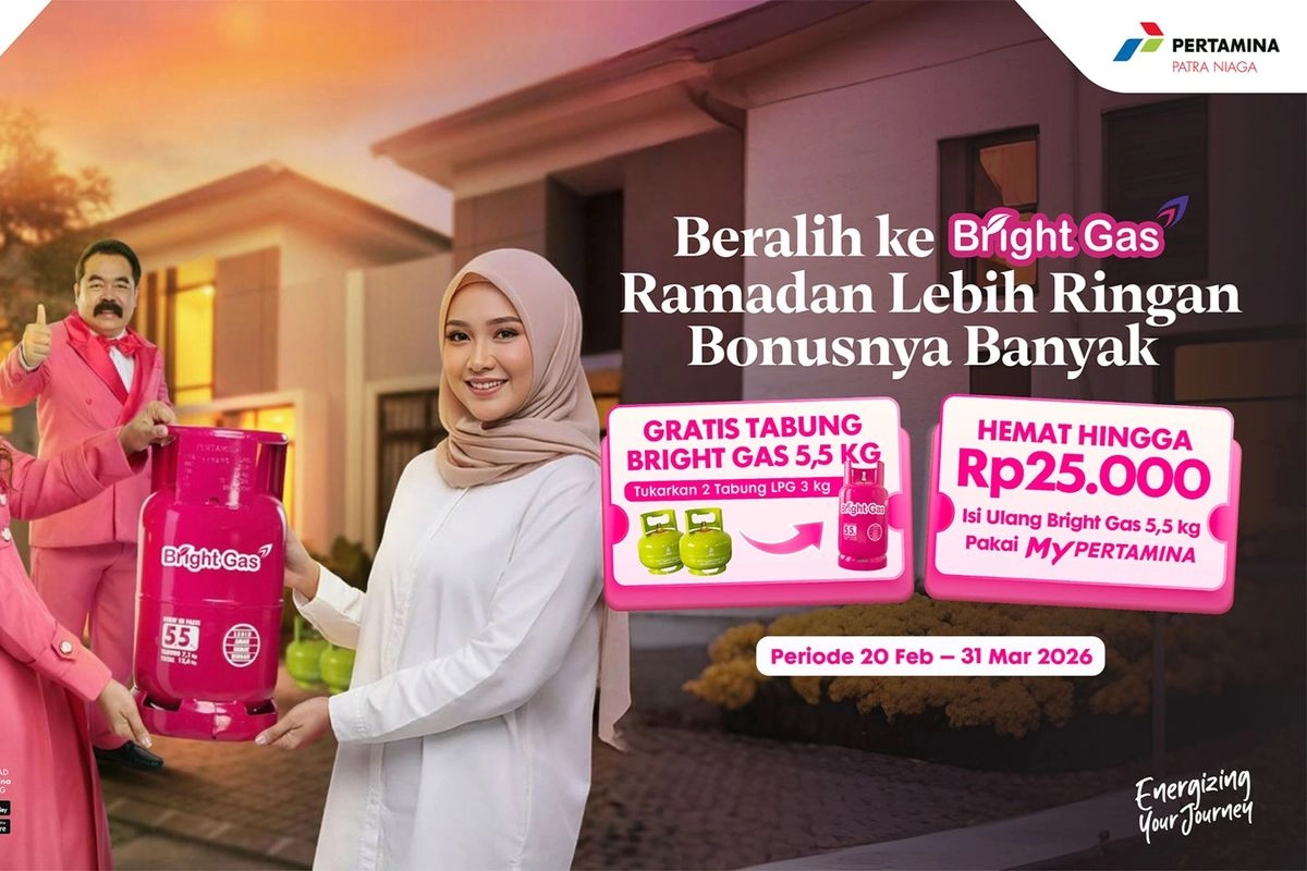 Promo Pertamina Tukar Elpiji 3 Kg Ganti Bright Gas Gratis, Tak Perlu Daftar Langsung ke SPBU