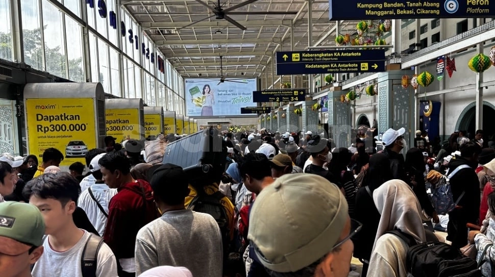 Arus Balik Lampaui Keberangkatan, KAI: Jakarta Diserbu 50 Ribu Penumpang Kereta per Hari