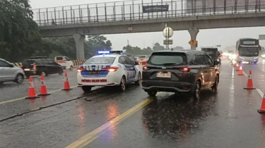 Arus Balik Padat, Jasamarga Terapkan Contraflow di Ruas Tol Jakarta-Cikampek