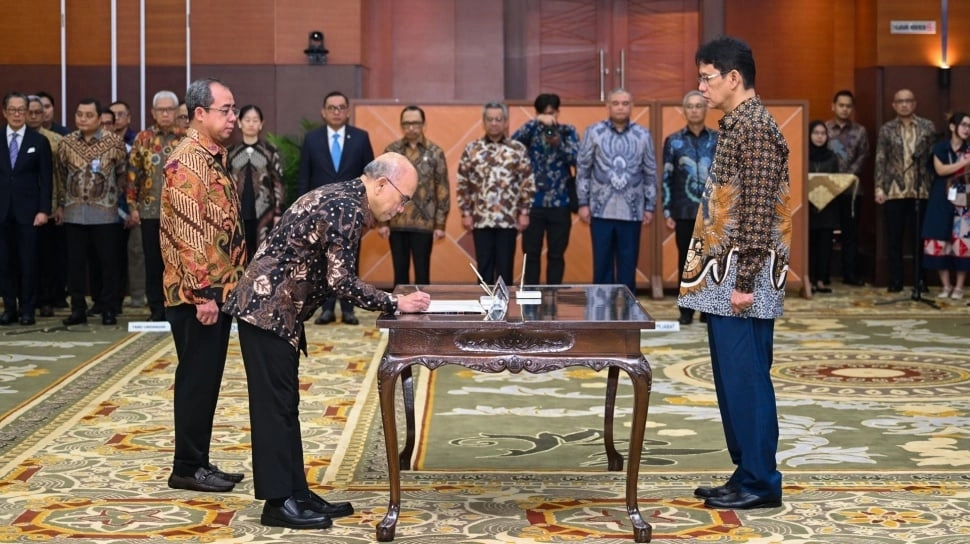 Purbaya Lantik Robert Marbun Jadi Sekjen Kemenkeu, Gantikan Heru Pambudi