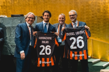 AC Milan Kunjungi Markas PBB, Pato Inspirasi Diplomat Muda