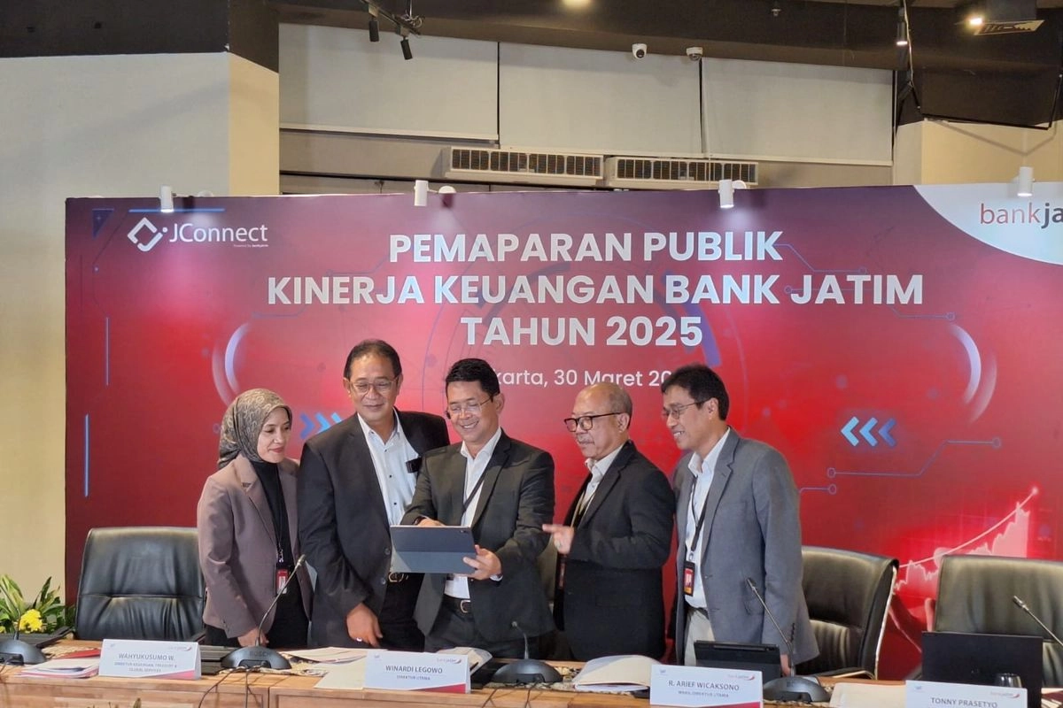 Bank Jatim Bukukan Laba Bersih Rp 1,54 Triliun, Tumbuh 20,65 Persen