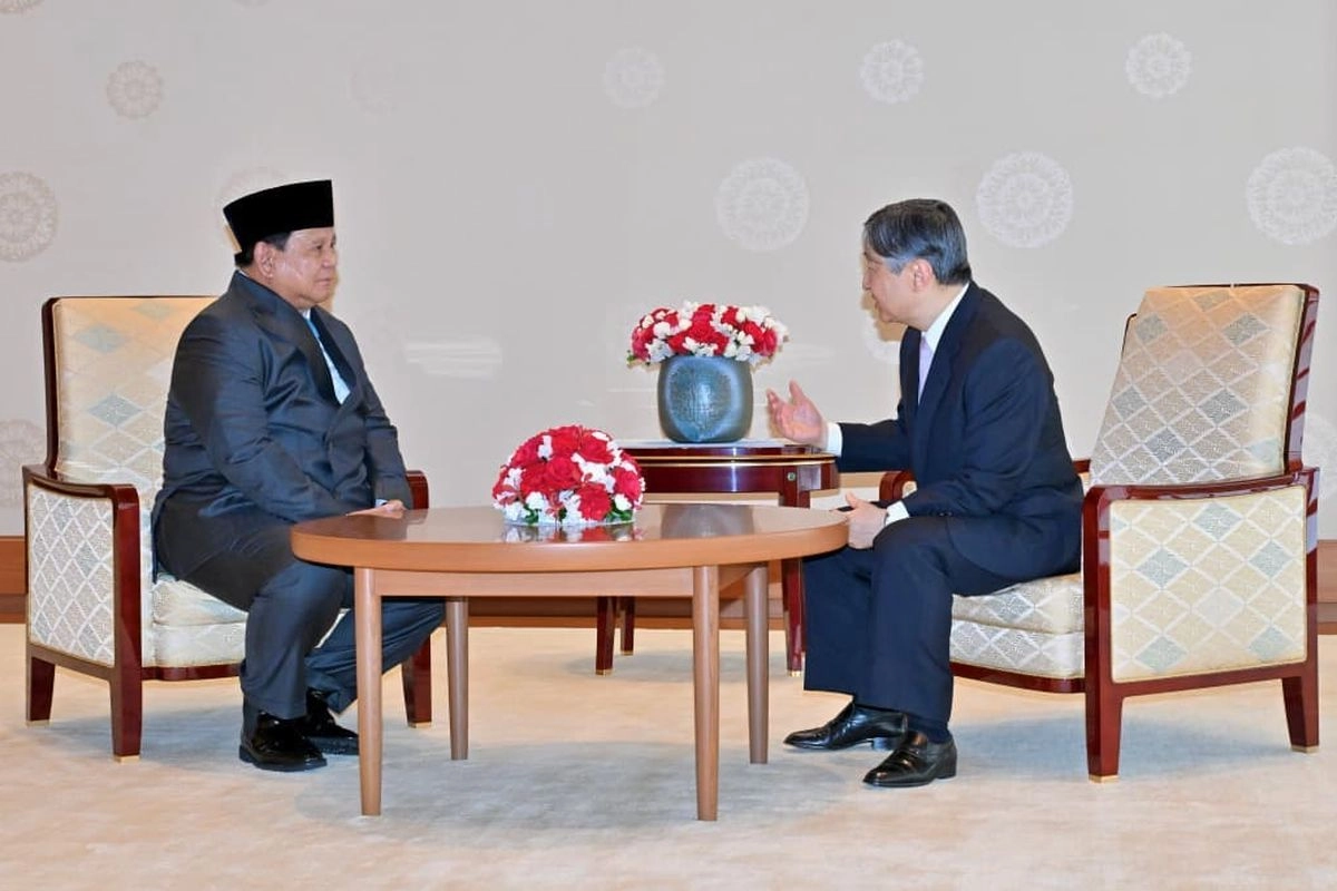Prabowo Temui Kaisar Naruhito di Istana Kekaisaran Jepang, Ditutup Jamuan Makan Siang