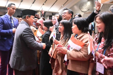 Cerita Diaspora di Korea Antusias Sambut Prabowo, Rela Menunggu sejak Pagi demi Bertemu Langsung