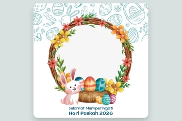 50 Link Twibbon Paskah 2026 Gratis dan Menarik buat Dibagikan ke Medsos