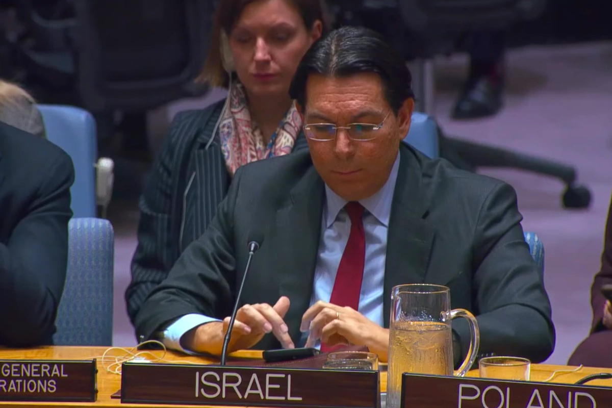 Ekspresi Perwakilan Israel Saat Dikecam Indoensia dalam Sidang PBB