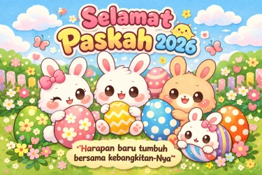 50 Link Download Poster Paskah 2026 Menarik dan Gratis, Bisa Diedit Sendiri