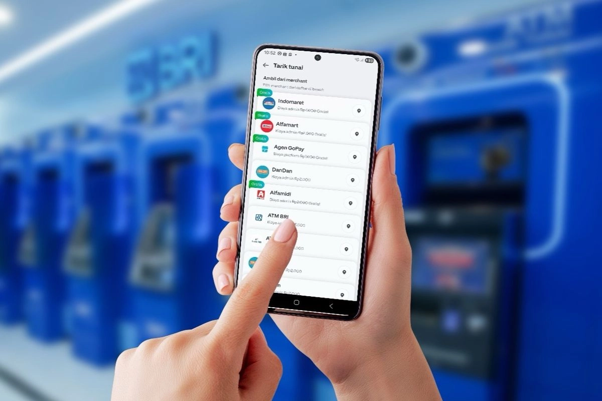 Cara Tarik Tunai Saldo GoPay Lewat ATM BRI