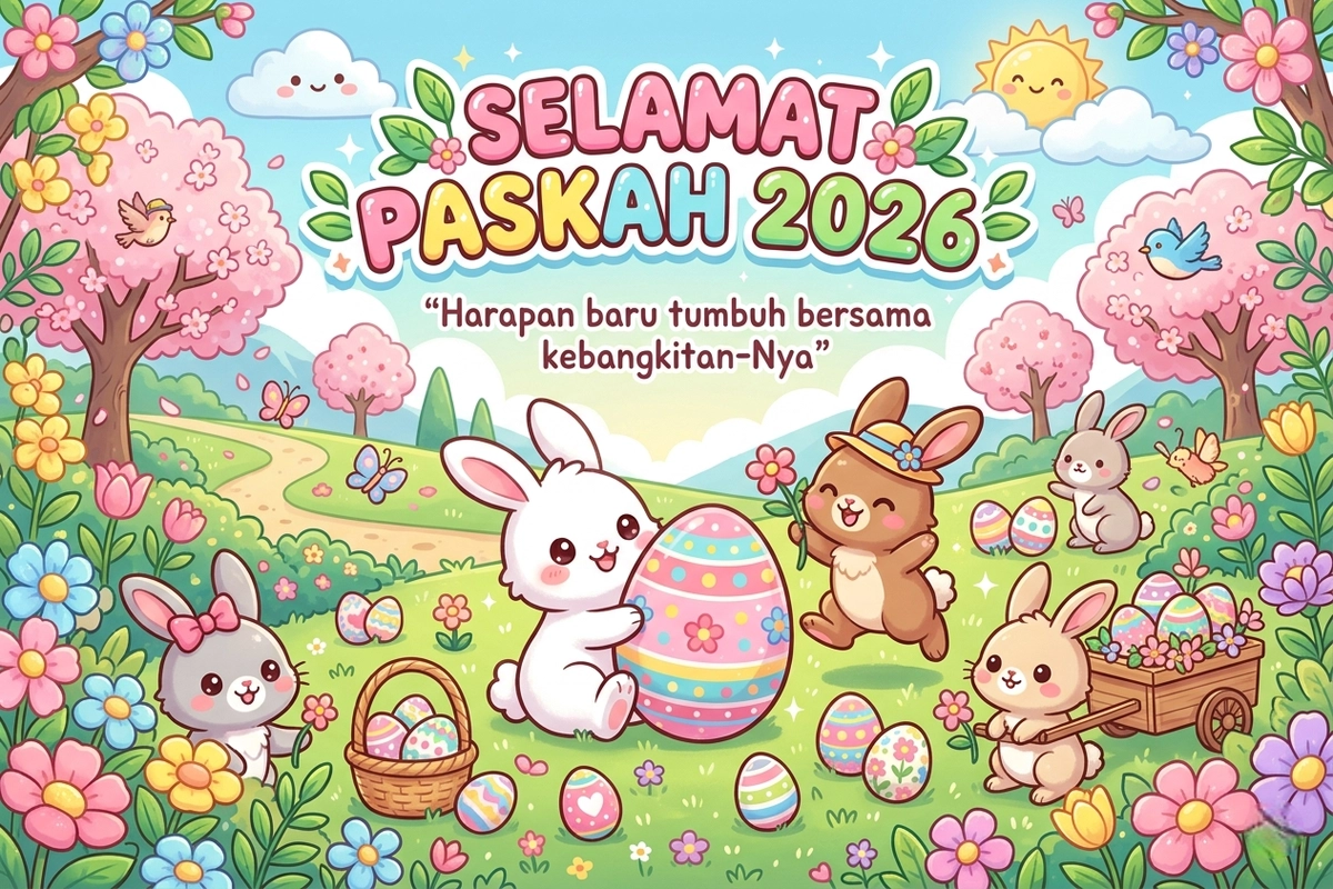 20 Contoh Prompt AI Poster Paskah 2026 yang Lucu dan Menarik