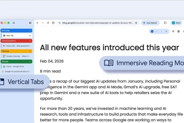 Google Chrome Tambah Tab Vertikal, Kelola Banyak Tab Jadi Lebih Mudah
