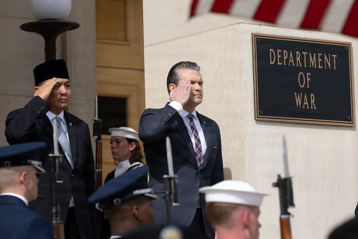 Sjafrie Temui Menteri Perang AS Pete Hegseth, Sepakati Kerja Sama Pertahanan