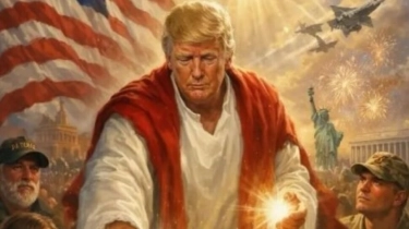 Lakukan Penistaan Gegara Foto Yesus, Donald Trump Bela Diri Salahkan Media