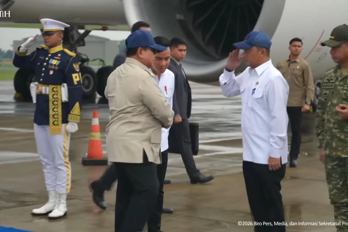Disambut Gibran, Prabowo Tiba di Indonesia Usai Lawatan ke Rusia-Perancis