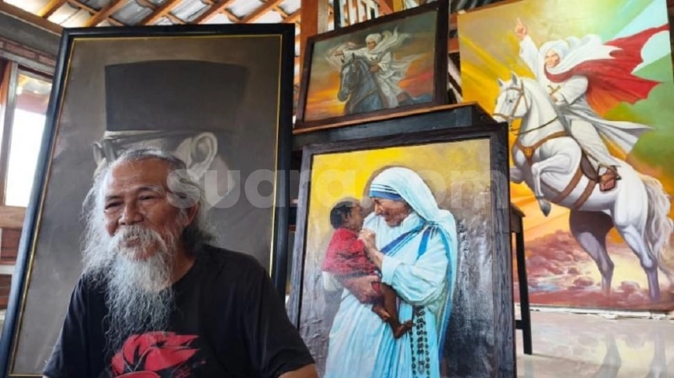 Ikhtiar Mbah Kibar Melawan Sita Bank dengan Goresan Kuas, Bukan Belas Kasihan