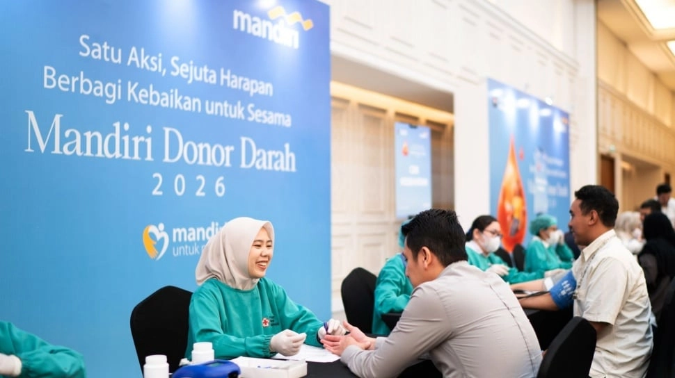 Berbagi Kebaikan Untuk Sesama, Bank Mandiri Gelar Donor Darah Massal Bagi 2.800 Pendonor