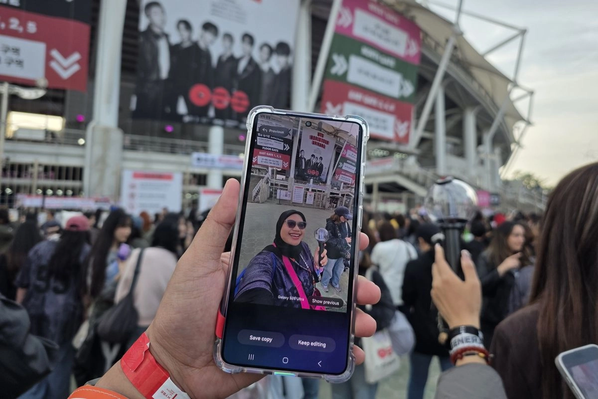 Pakai Fitur AI Eraser Galaxy S26 Ultra di Konser BTS Arirang, Bisa ''Bikin Ulang'' Momen yang Terlewat