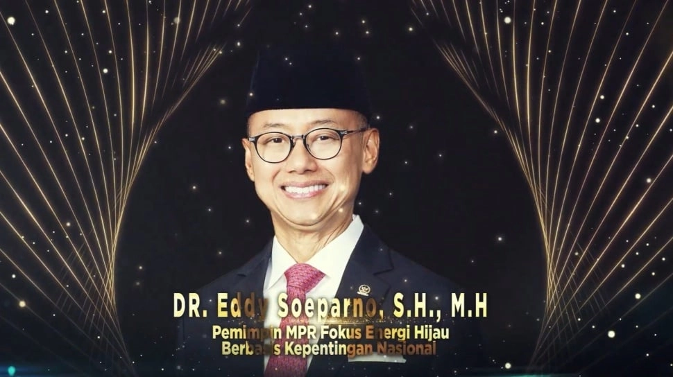 Konsistensi Kawal Energi Hijau Lewat MPR, Eddy Soeparno Raih KWP Award 2026
