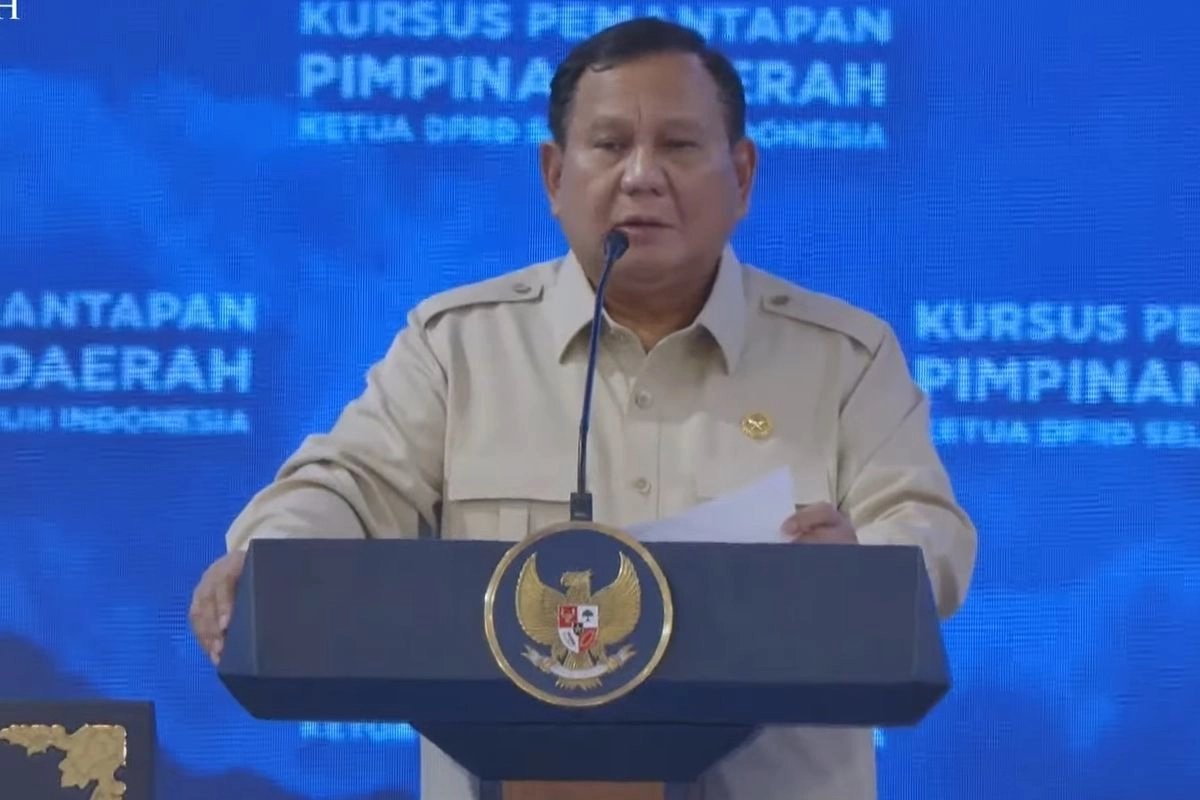 Di Retret, Prabowo Sebut Ketua DPRD se-Indonesia sebagai Patriot