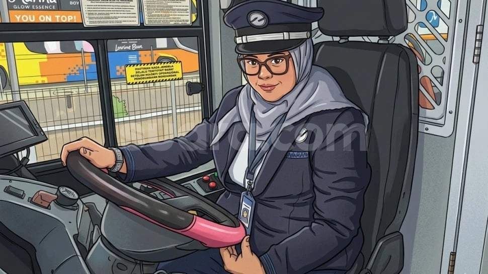 Lawan Stigma di Jalanan, Kisah Hebat Mantan Perawat Jadi Sopir Bus Transjakarta