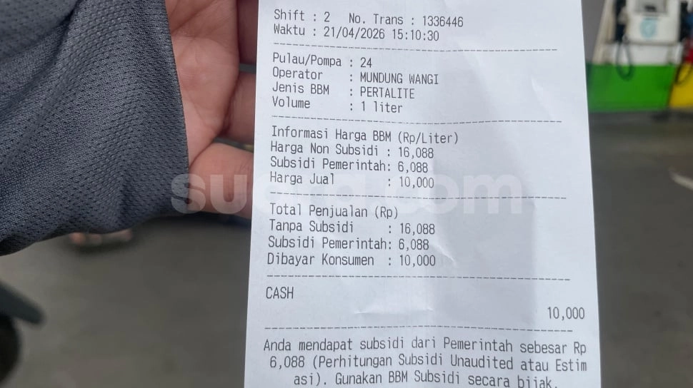 Tanpa Subsidi Harga Pertalite Capai Rp16.000 per Liter