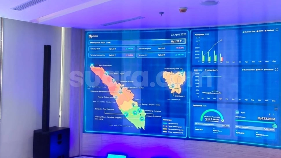 Hutama Karya Upgrade Command Center, Kecelakaan di Tol Bisa Cepat Ditangani