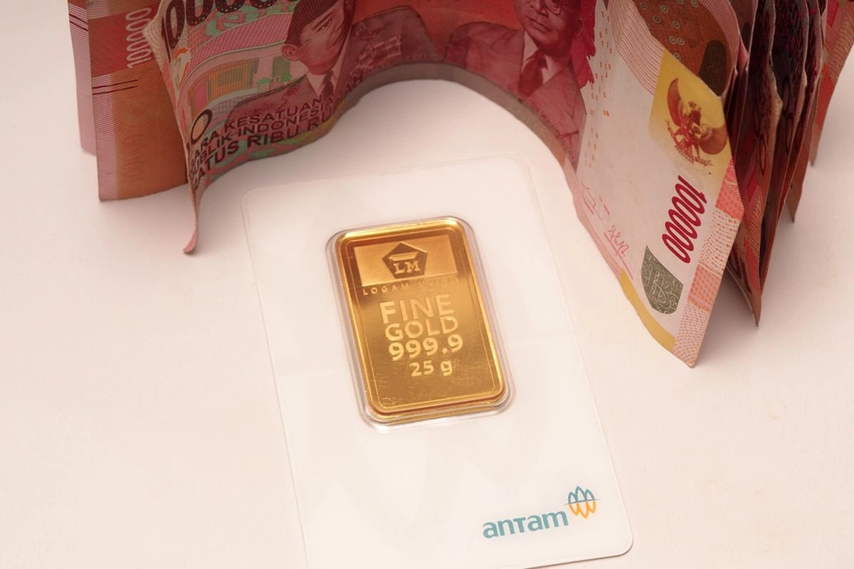 Harga Emas Antam Hari Ini (23/4) Turun Lagi Rp 25.000 per Gram, Cek Daftar Terbarunya