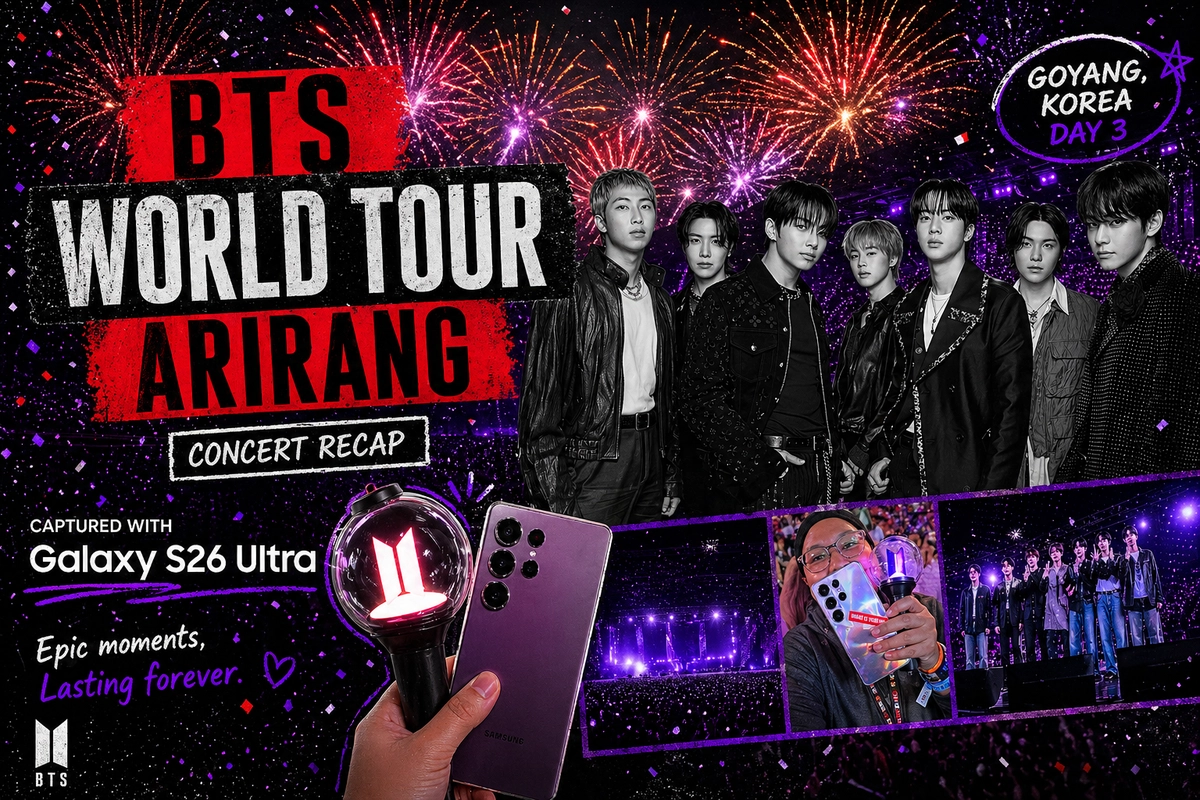 Saya Rekam Konser BTS di Korea Pakai Galaxy S26 Ultra, Ini Setting agar Fancam Tetap Tajam