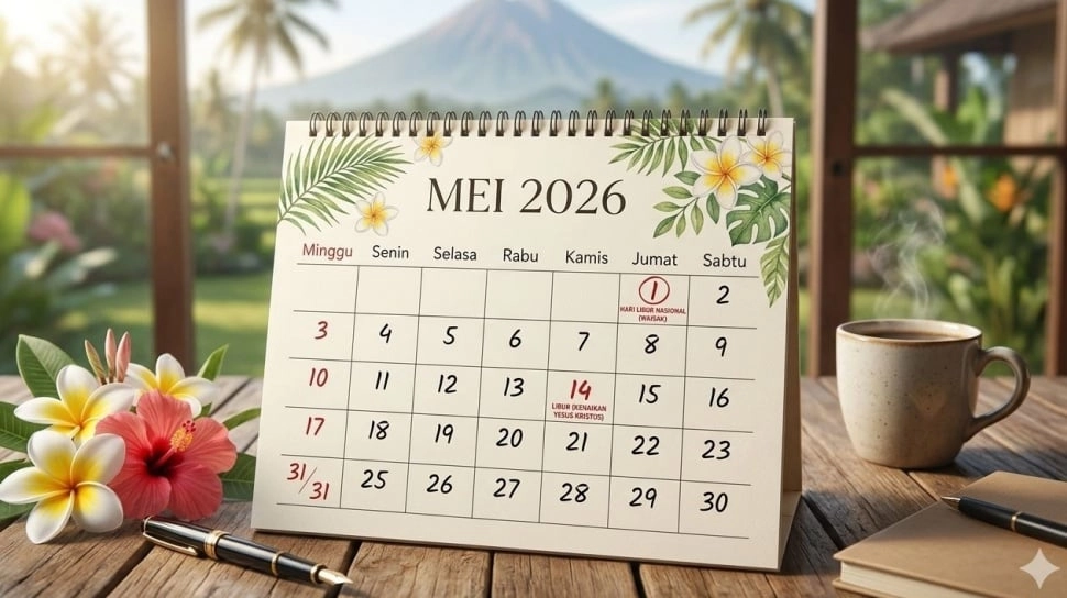 Tanggal Merah Bulan Mei 2026 Kapan Saja? Ini Daftarnya Berdasarkan SKB 3 Menteri