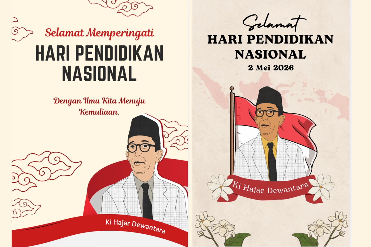 50 Link Download Gambar Hari Pendidikan Nasional 2026, Lengkap dengan Foto Ki Hajar Dewantara