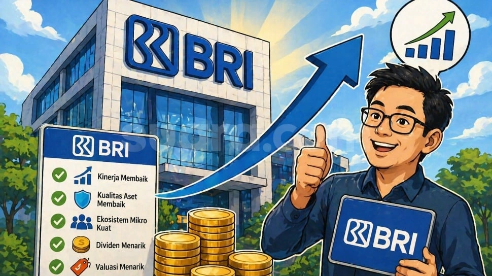 IHSG Bergejolak, Ini Alasan BBRI Jadi Rekomendasi Saham di Tengah Krisis