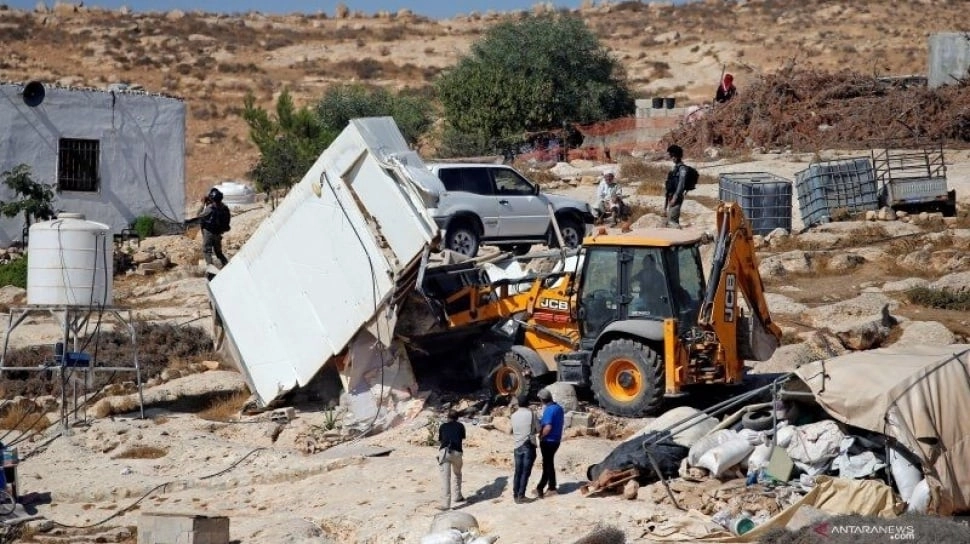 Israel Bakar Rumah Warga Palestina di Jalud Nablus untuk Perluasan Pemukiman Ilegal
