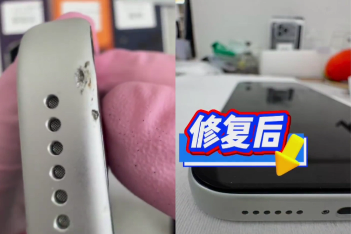 Unik, Ada ''Bengkel Ketok Magic'' iPhone 17 Pro Max di China