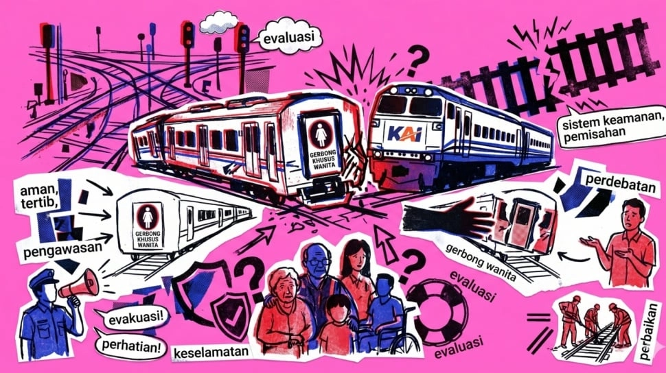 Gerbong Wanita Disorot Usai Kecelakaan KRL, Salah Posisi atau Salah Sistem?