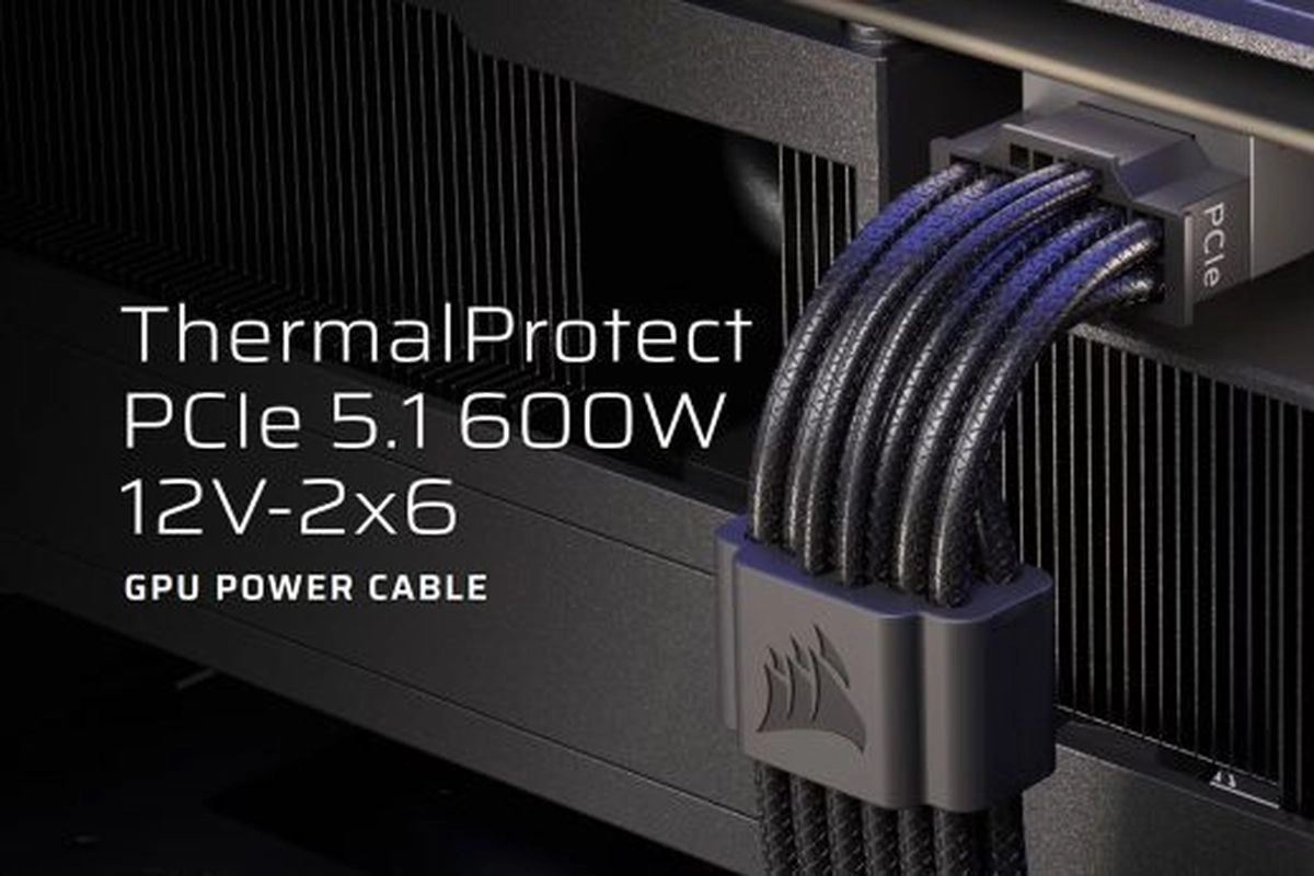 Corsair Rilis Kabel GPU dengan Sensor Suhu Pencegah Terbakar