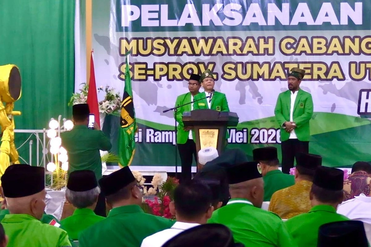 Buka Muscab PPP di Sumut, Mardiono Tekankan Pentingnya Basis Dukungan Daerah