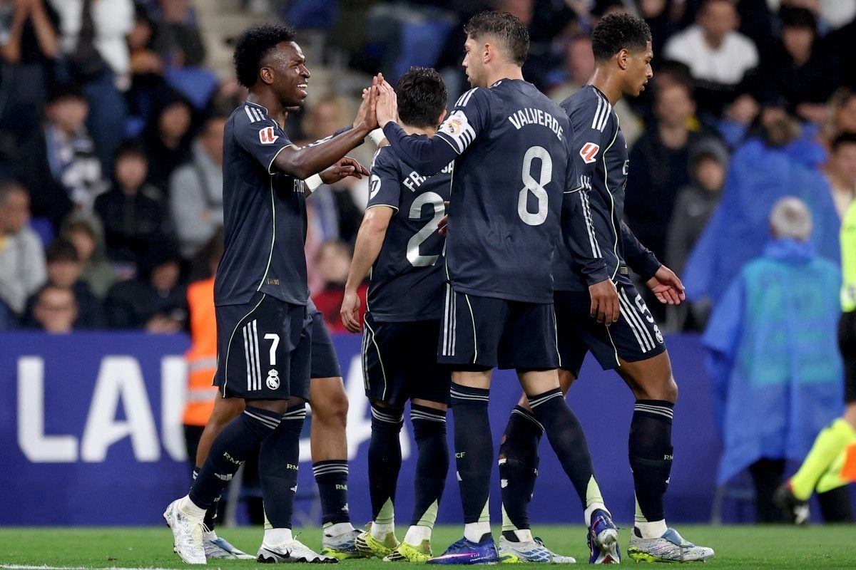 Hasil Espanyol Vs Real Madrid 0-2: Dwigol Vinicius Jr Tunda Perayaan Juara Barcelona