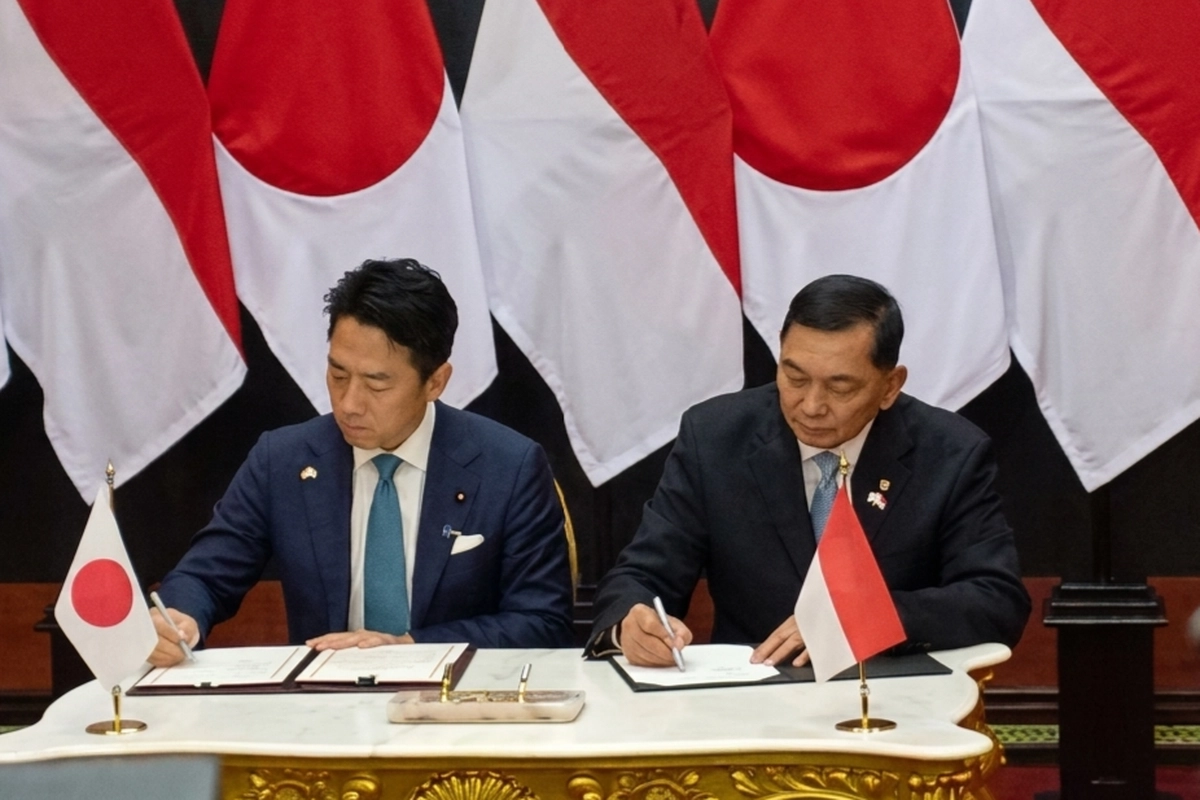 Pemerintah Resmi Teken Kerja Sama Pertahanan dengan Jepang