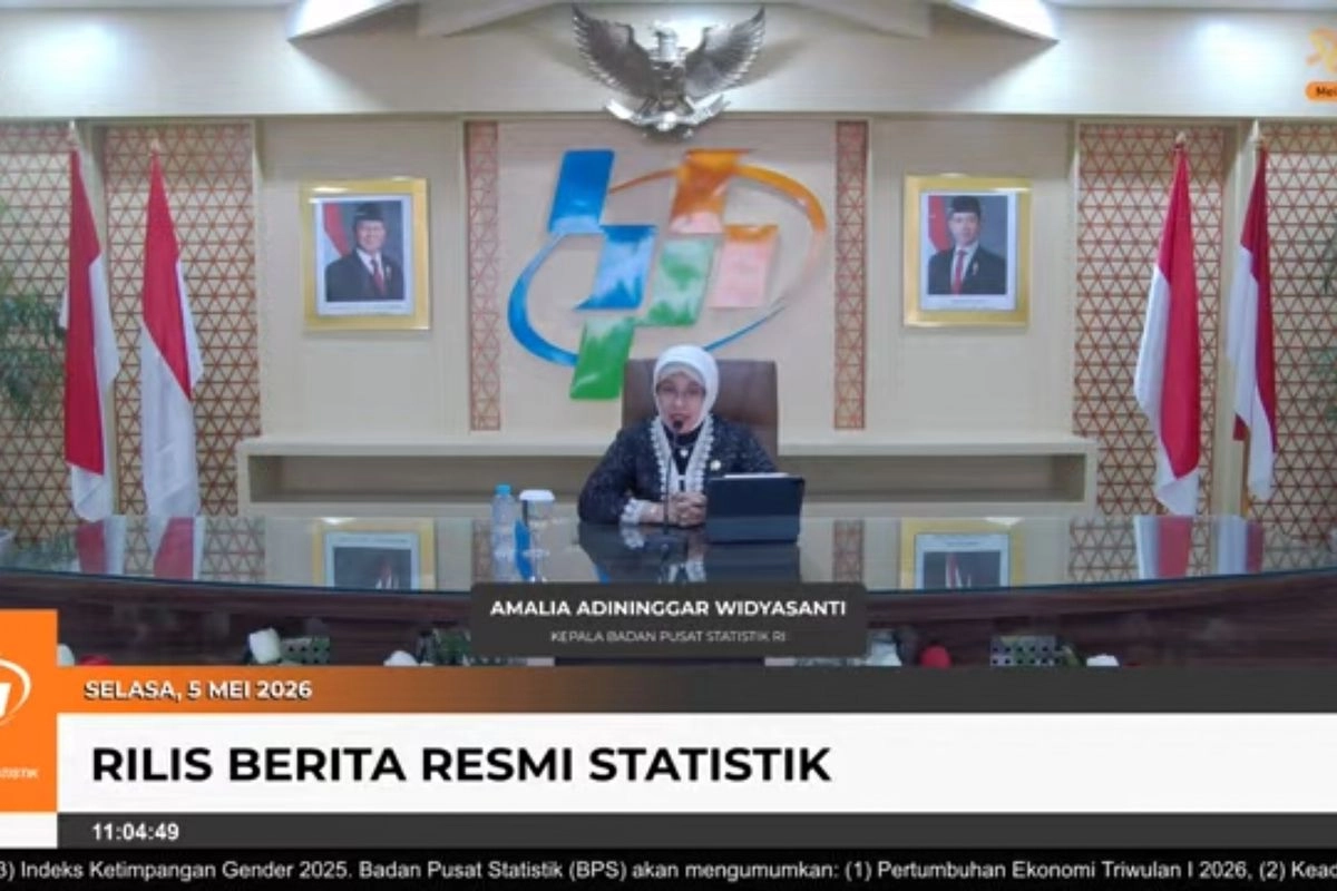 BPS Catat Pertumbuhan Ekonomi Indonesia 5,61 Persen di Kuartal I 2026