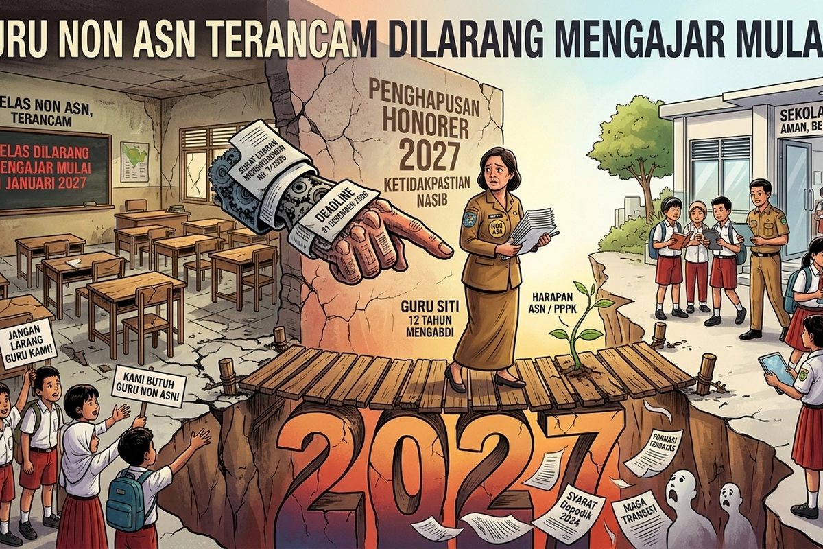 Tahun 2027, Nasib Guru Non-ASN di Ujung Tanduk?