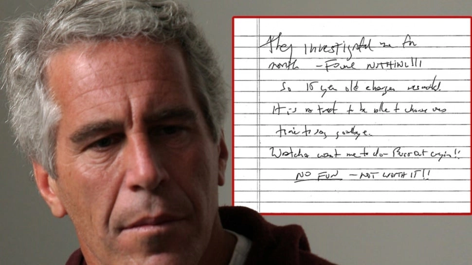 Tulisan Tangan Terakhir Jeffrey Epstein Dipublikasikan, Isi Pesannya Bikin Geger