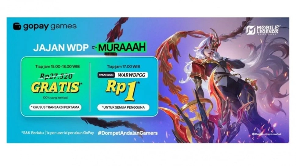 Ingin Beli Skin Epic Impian? Ini 5 Cara Cepat Beli Diamond Mobile Legends Lewat GoPay Games