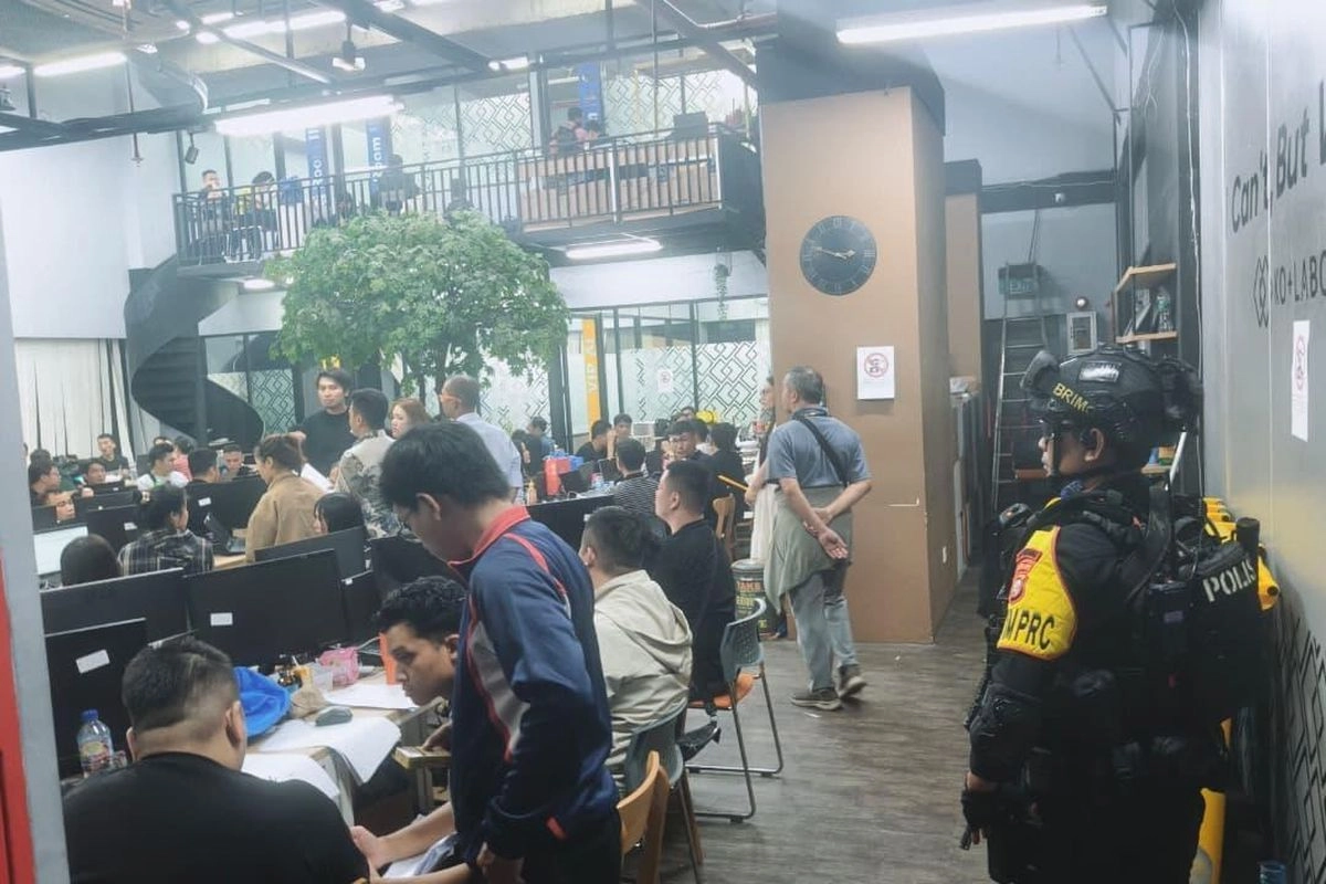 321 WNA Ditangkap di Markas Judol Hayam Wuruk, Terbanyak dari Vietnam