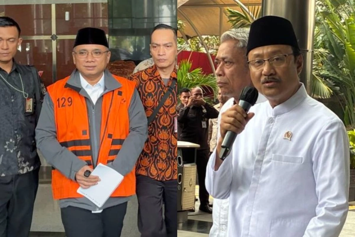 Bareng di Gedung KPK, Gus Yaqut: ''Salam Buat Gus Ipul'', Gus Ipul: ''Lho, Ada Dia Tah?''