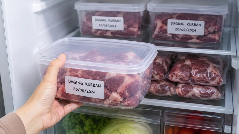 Menyimpan Daging Kurban di Kulkas Apakah Harus Dicuci Dulu? Ini Cara yang Tepat
