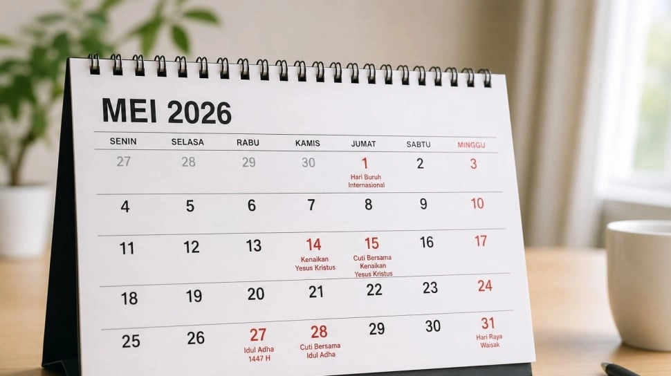 Tanggal Merah Bulan Mei 2026 Kapan Saja? Jadi Libur Terbanyak dengan Cuti Bersama dan Long Weekend