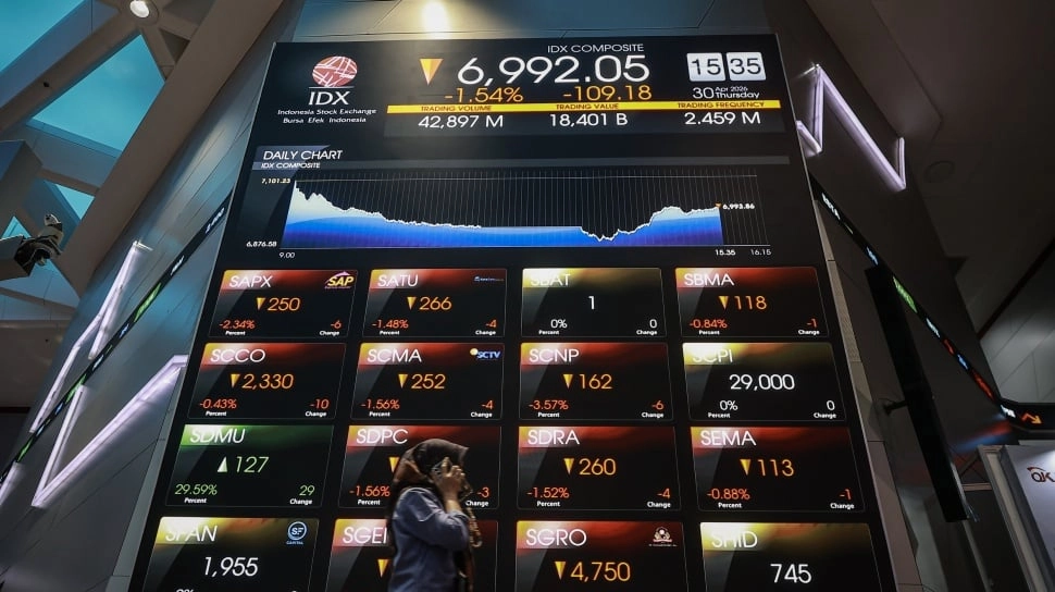 Rupiah Jadi Biang Kerok IHSG Terperosok Jatuh ke Level 6.800 di Sesi I