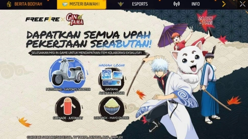 32 Kode Redeem FF Terbaru 13 Mei 2026: Sistem Pity untuk Event Bundle Eclipse