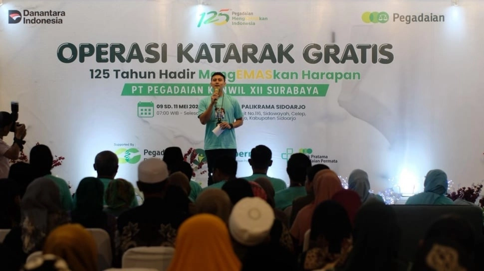 Pegadaian Gelar Operasi Katarak Gratis, 300 Peserta Ikuti Screening dan 125 Orang Jalani Operasi