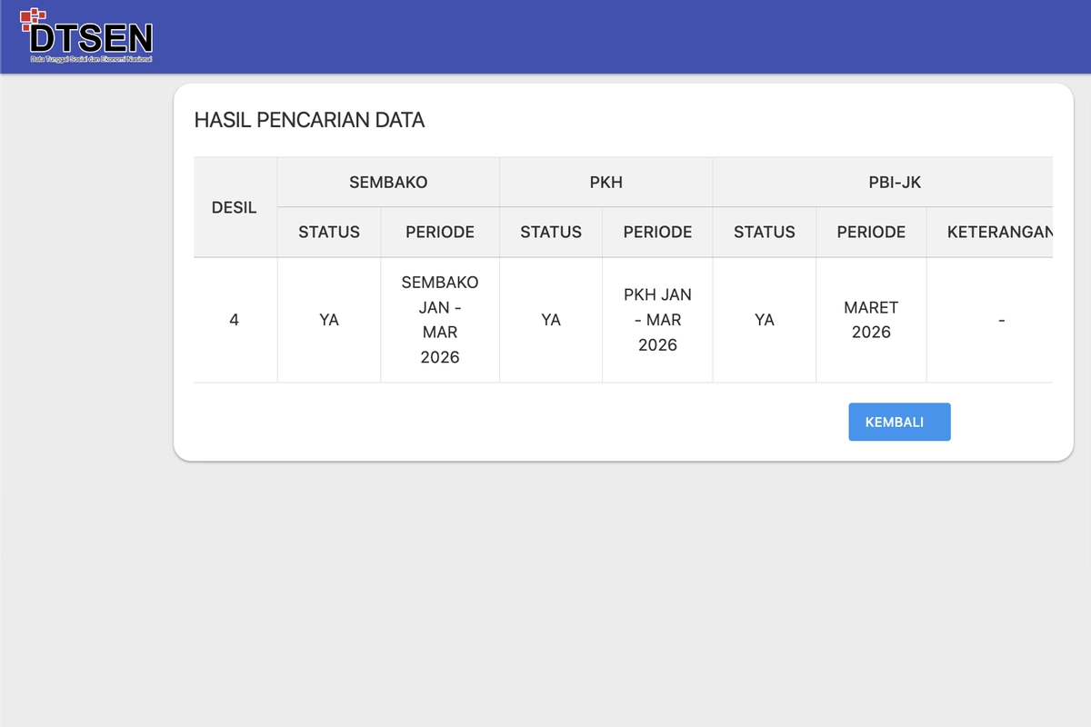Bansos PKH BPNT Mei 2026 Sudah Cair, Begini Cara Cek Nama Penerima lewat HP